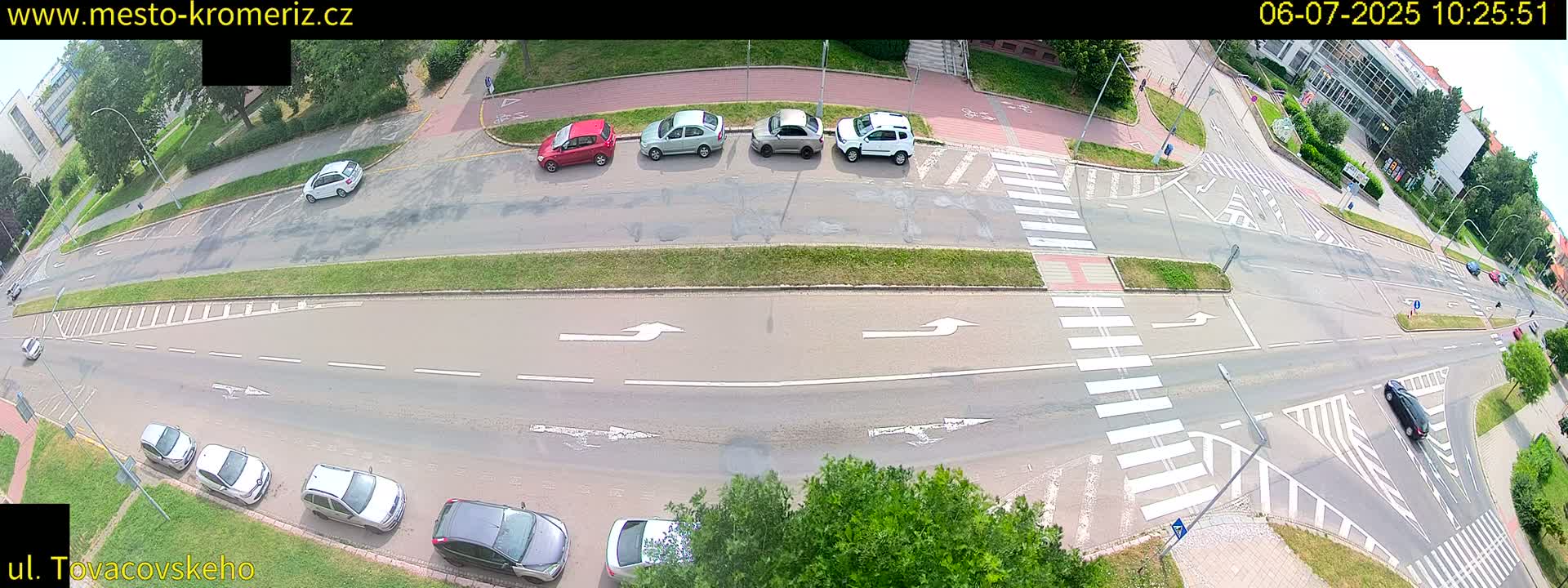 Kroměříž , Tovačovského Junction Live Cam - Kromeriz, Zlin, Czechia