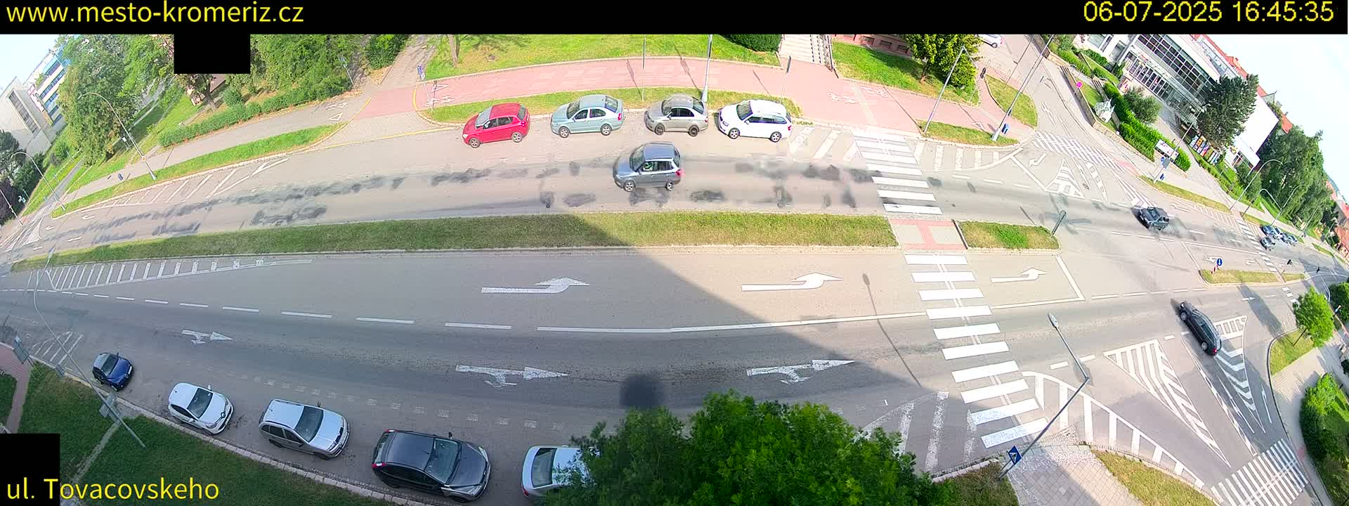 Kroměříž , Tovačovského Junction Live Cam - Kromeriz, Zlin, Czechia