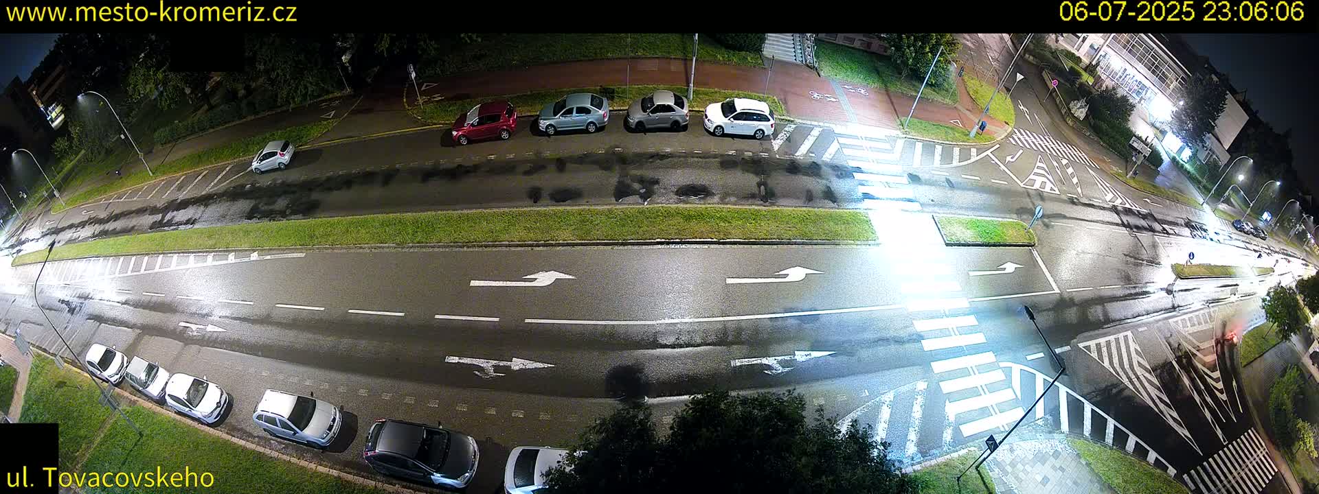 Kroměříž , Tovačovského Junction Live Cam - Kromeriz, Zlin, Czechia