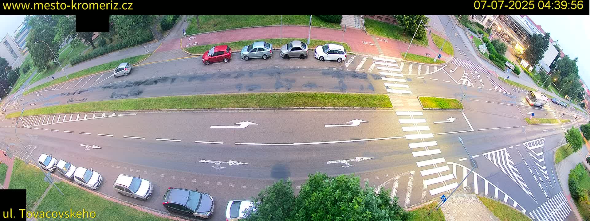 Kroměříž , Tovačovského Junction Live Cam - Kromeriz, Zlin, Czechia