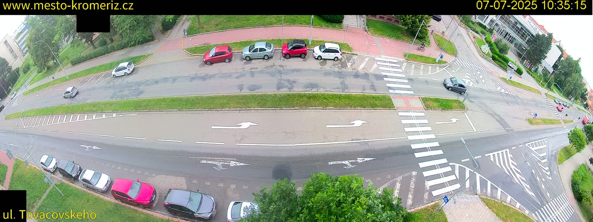 Kroměříž , Tovačovského Junction Live Cam - Kromeriz, Zlin, Czechia