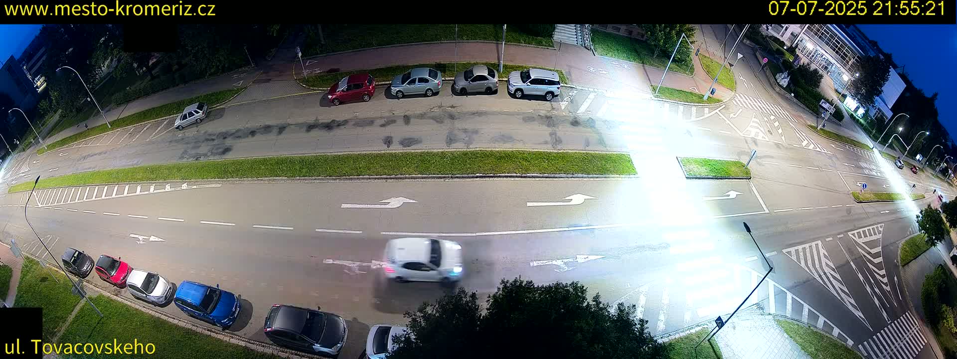 Kroměříž , Tovačovského Junction Live Cam - Kromeriz, Zlin, Czechia
