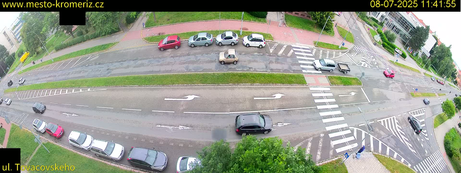 Kroměříž , Tovačovského Junction Live Cam - Kromeriz, Zlin, Czechia