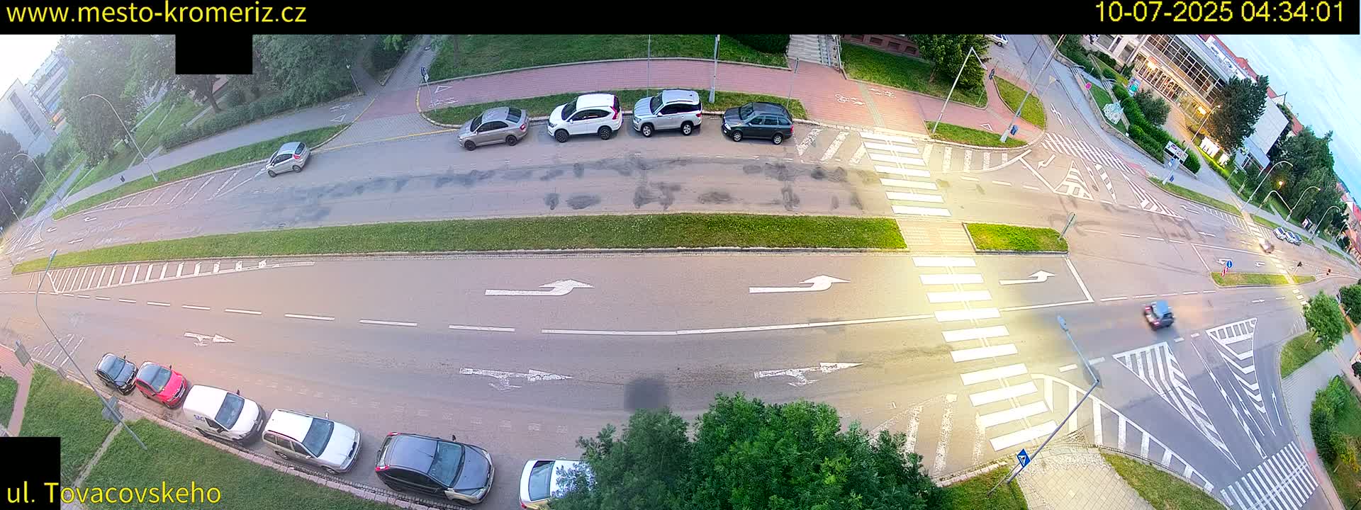 Kroměříž , Tovačovského Junction Live Cam - Kromeriz, Zlin, Czechia
