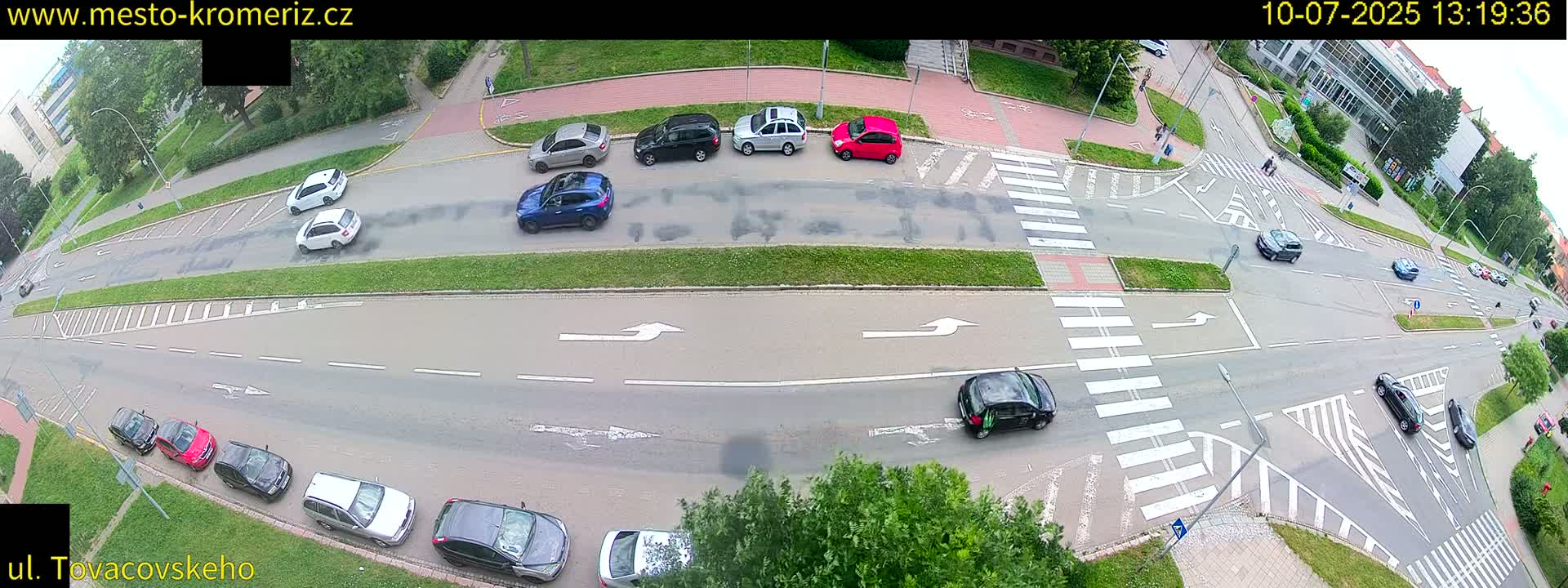 Kroměříž , Tovačovského Junction Live Cam - Kromeriz, Zlin, Czechia
