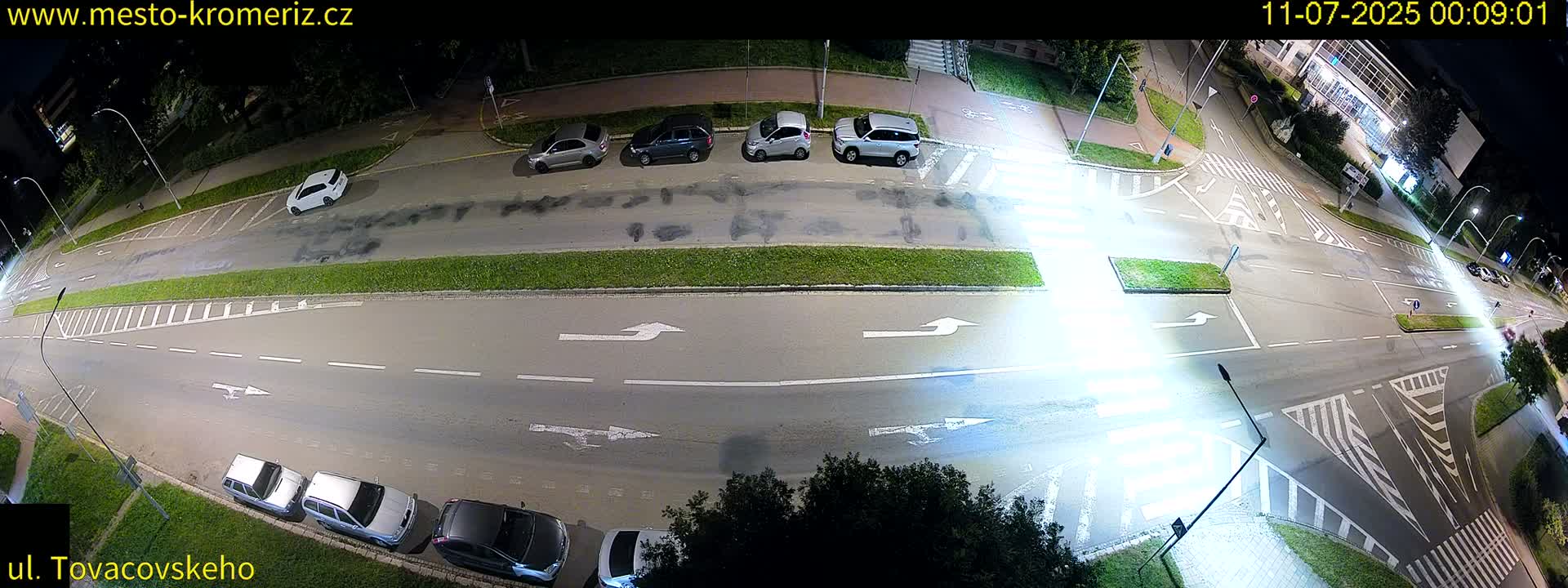 Kroměříž , Tovačovského Junction Live Cam - Kromeriz, Zlin, Czechia
