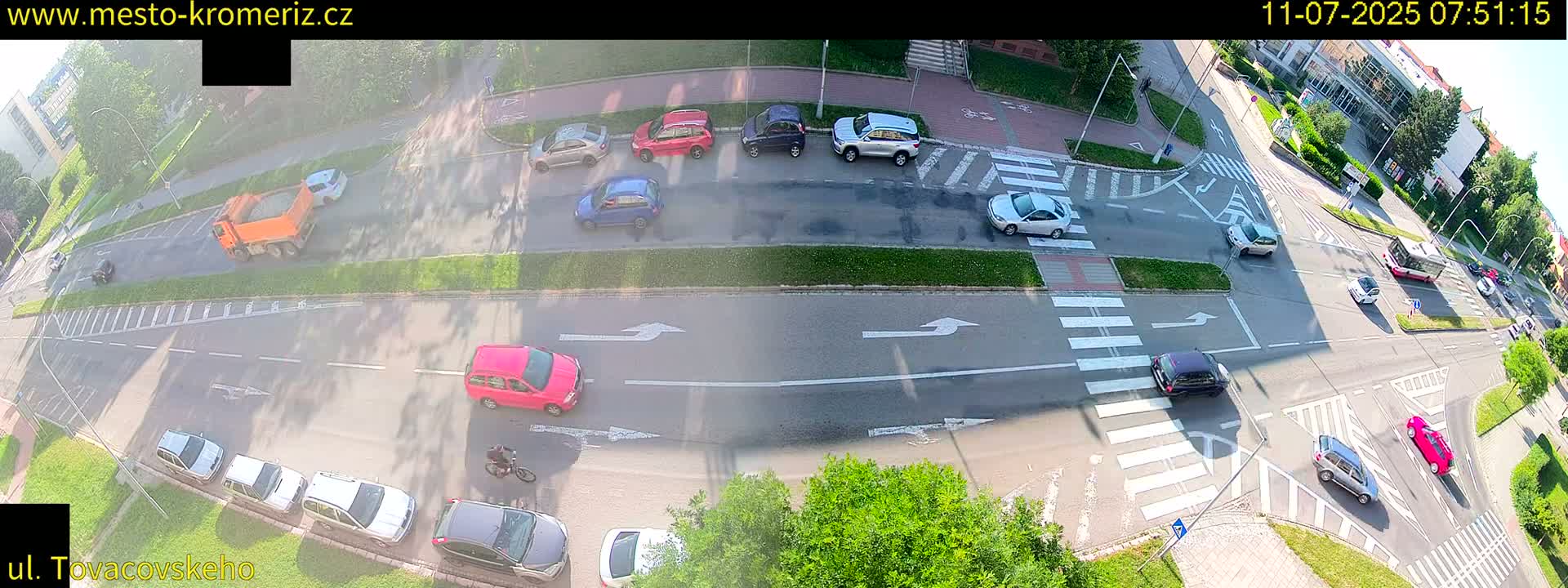 Kroměříž , Tovačovského Junction Live Cam - Kromeriz, Zlin, Czechia