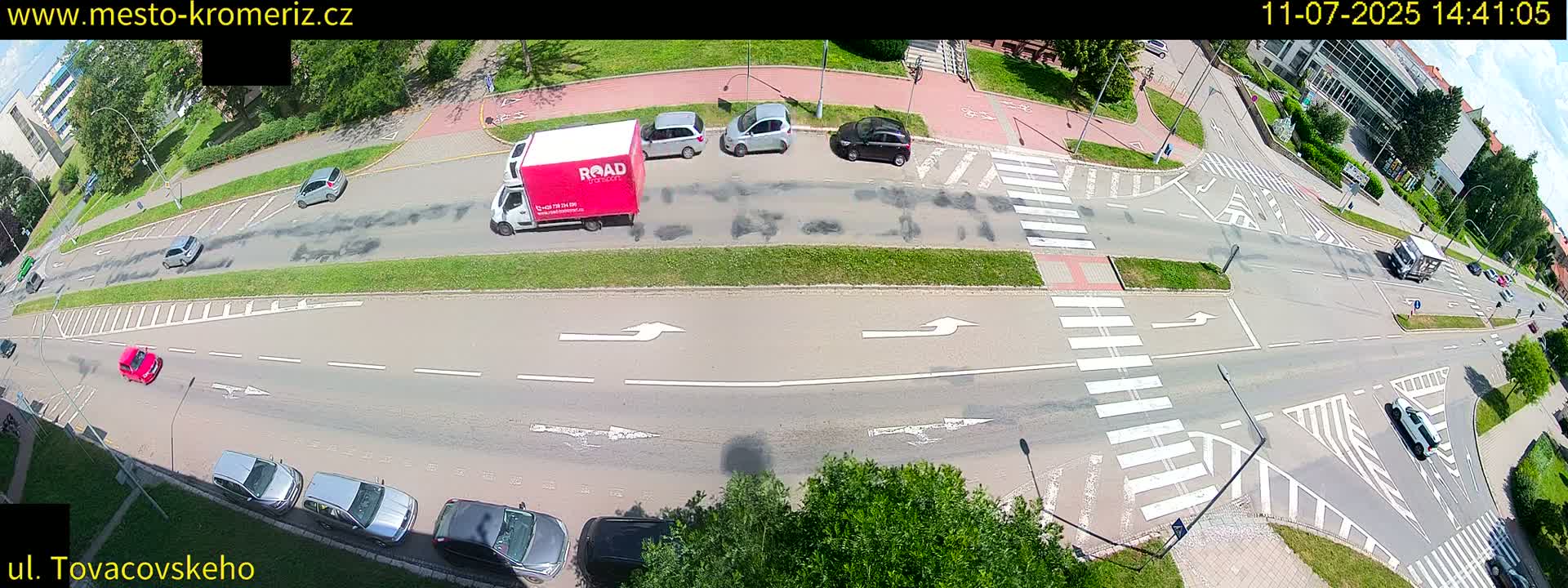 Kroměříž , Tovačovského Junction Live Cam - Kromeriz, Zlin, Czechia