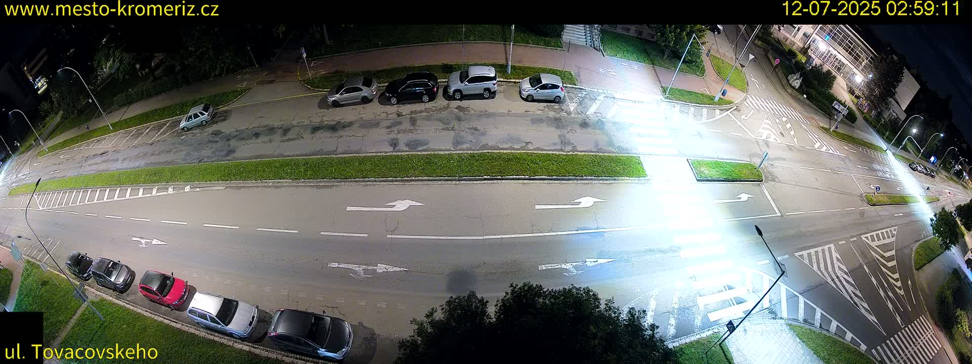 Kroměříž , Tovačovského Junction Live Cam - Kromeriz, Zlin, Czechia
