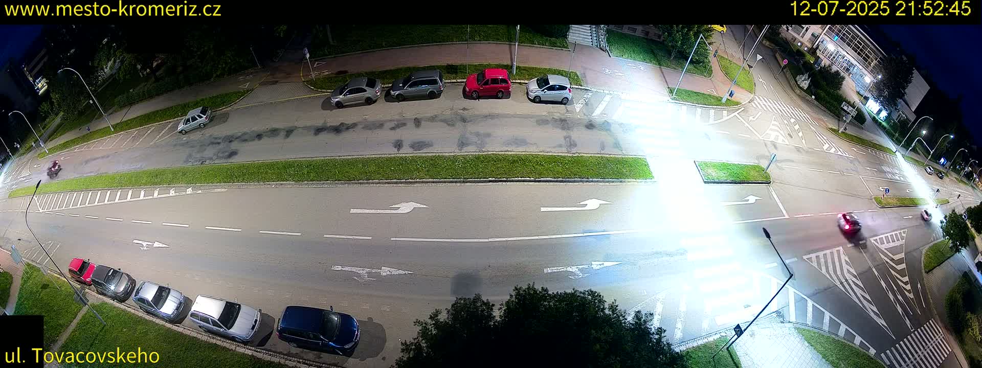 Kroměříž , Tovačovského Junction Live Cam - Kromeriz, Zlin, Czechia