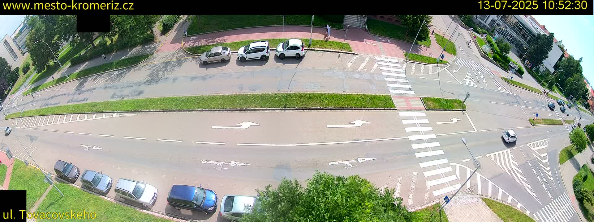 Kroměříž , Tovačovského Junction Live Cam - Kromeriz, Zlin, Czechia