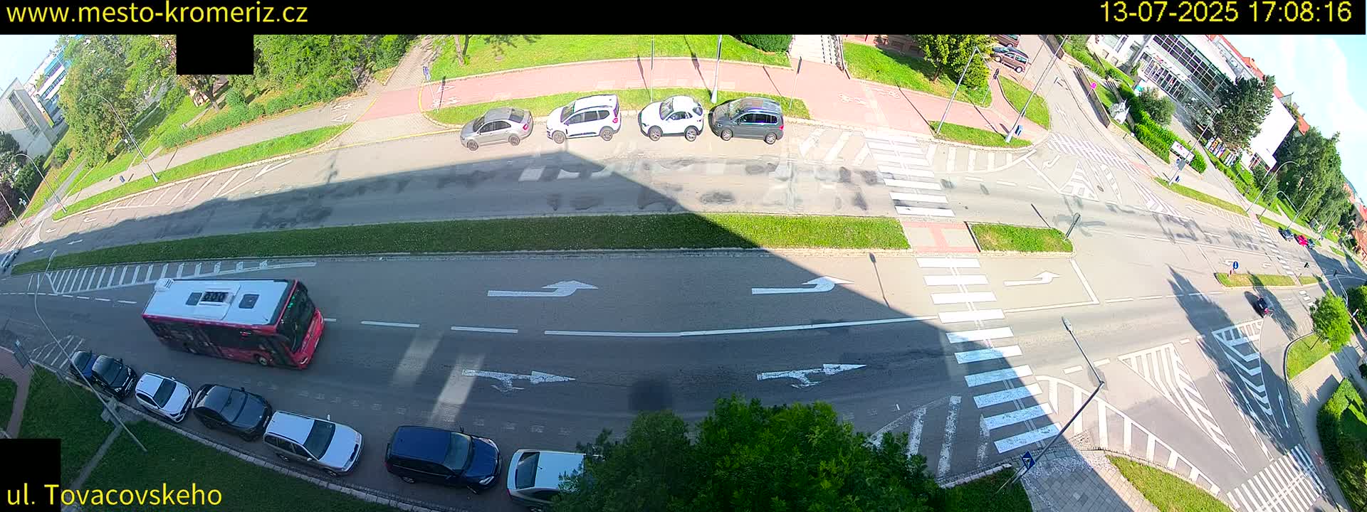 Kroměříž , Tovačovského Junction Live Cam - Kromeriz, Zlin, Czechia