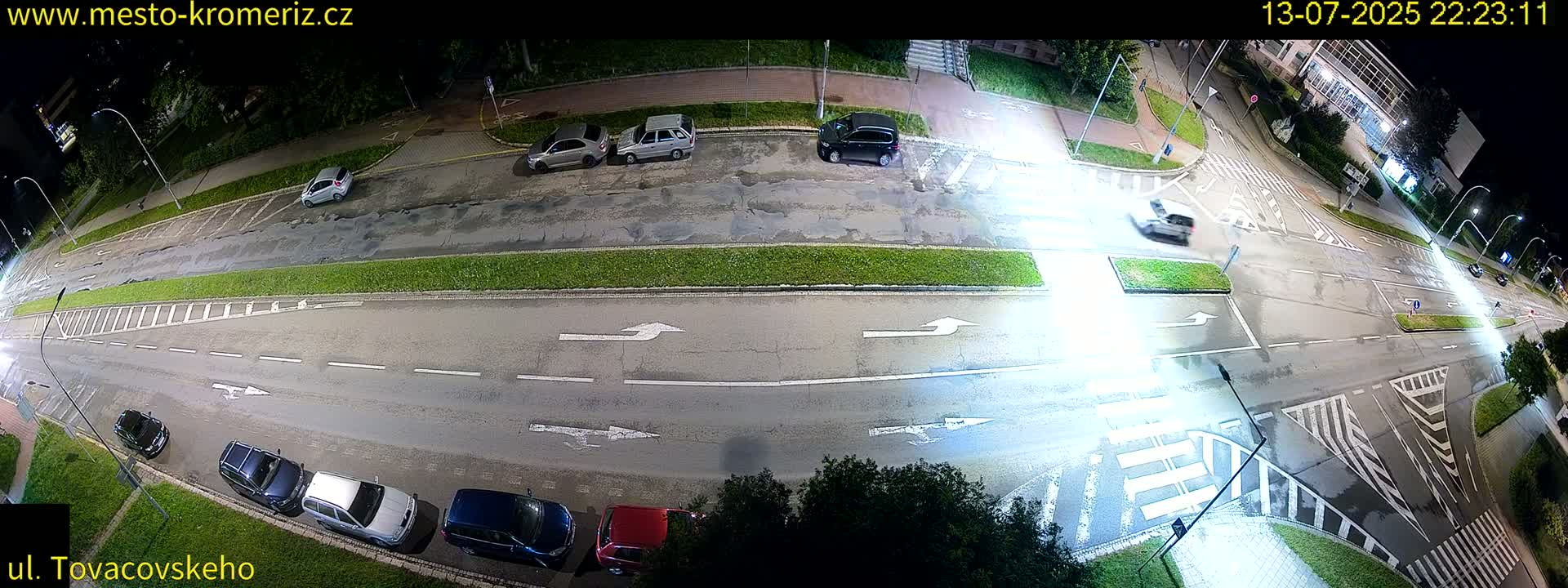 Kroměříž , Tovačovského Junction Live Cam - Kromeriz, Zlin, Czechia