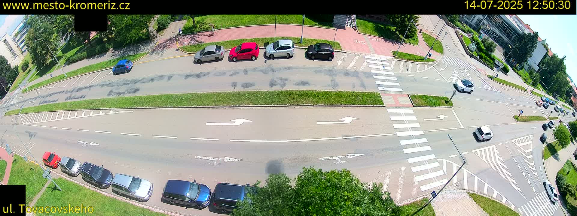 Kroměříž , Tovačovského Junction Live Cam - Kromeriz, Zlin, Czechia