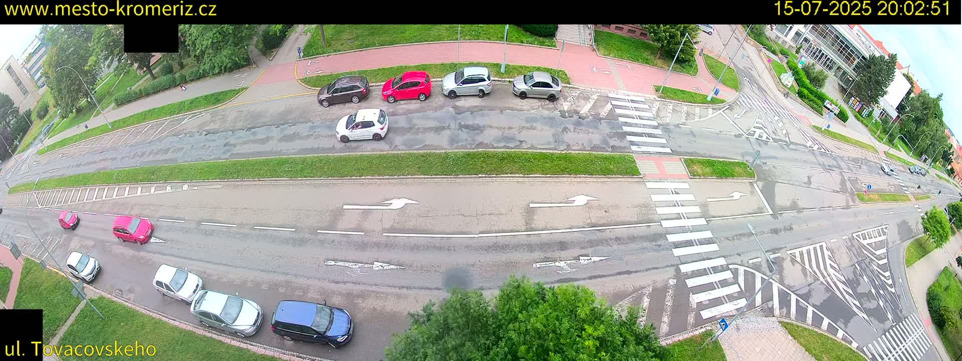 Kroměříž , Tovačovského Junction Live Cam - Kromeriz, Zlin, Czechia