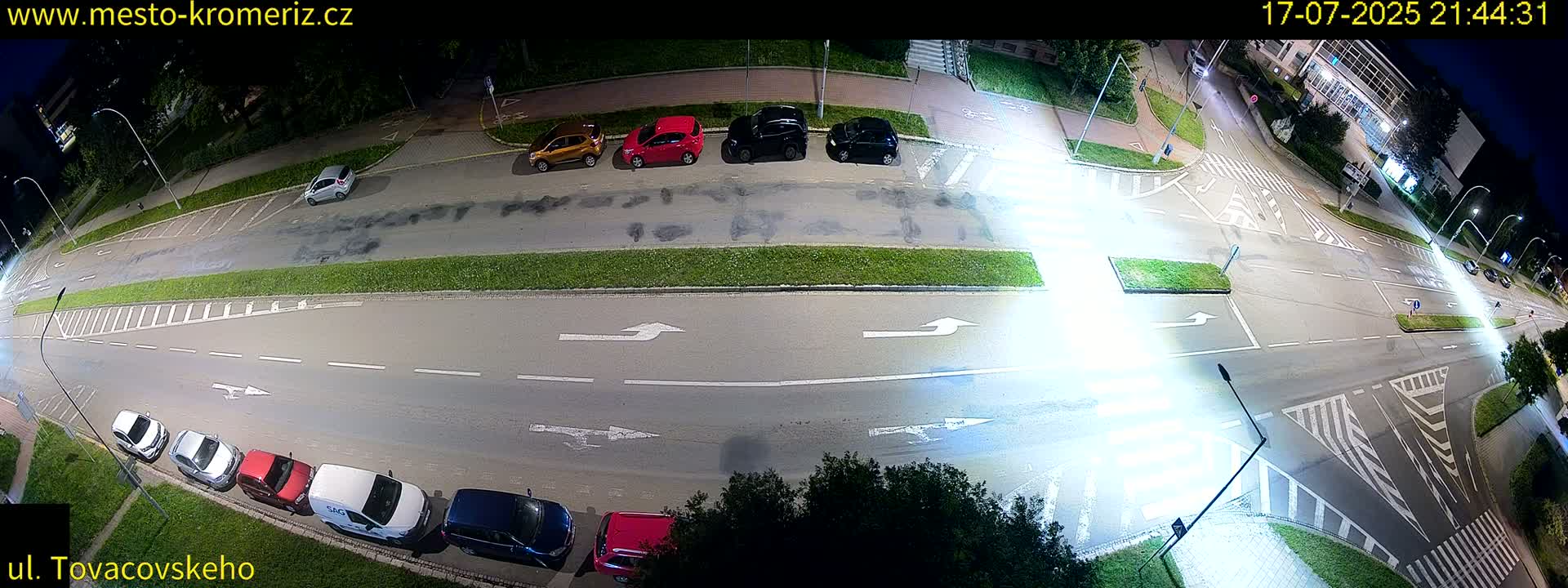 Kroměříž , Tovačovského Junction Live Cam - Kromeriz, Zlin, Czechia