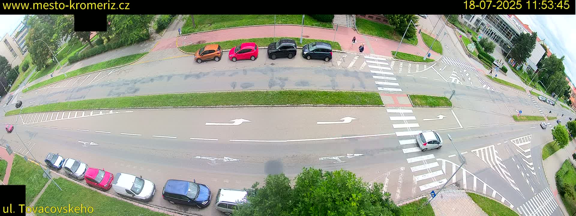 Kroměříž , Tovačovského Junction Live Cam - Kromeriz, Zlin, Czechia
