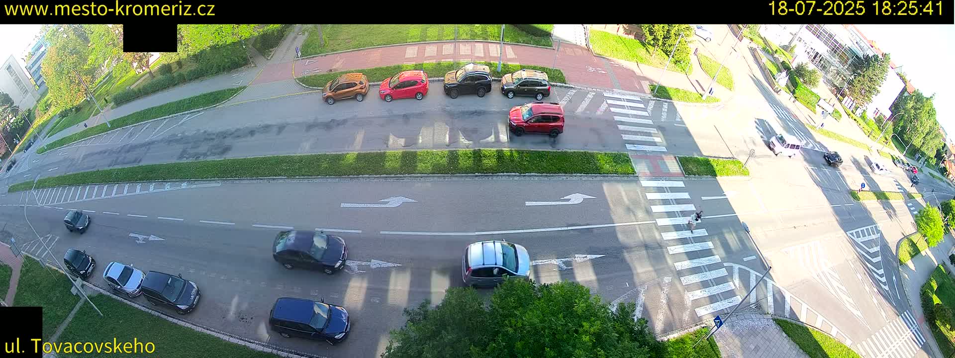 Kroměříž , Tovačovského Junction Live Cam - Kromeriz, Zlin, Czechia