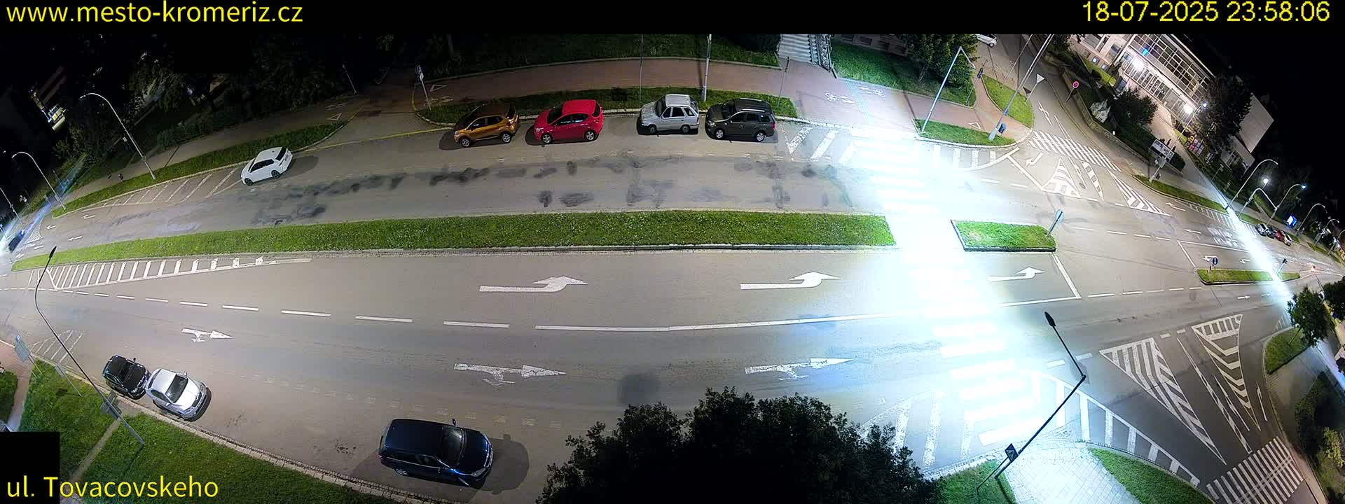 Kroměříž , Tovačovského Junction Live Cam - Kromeriz, Zlin, Czechia