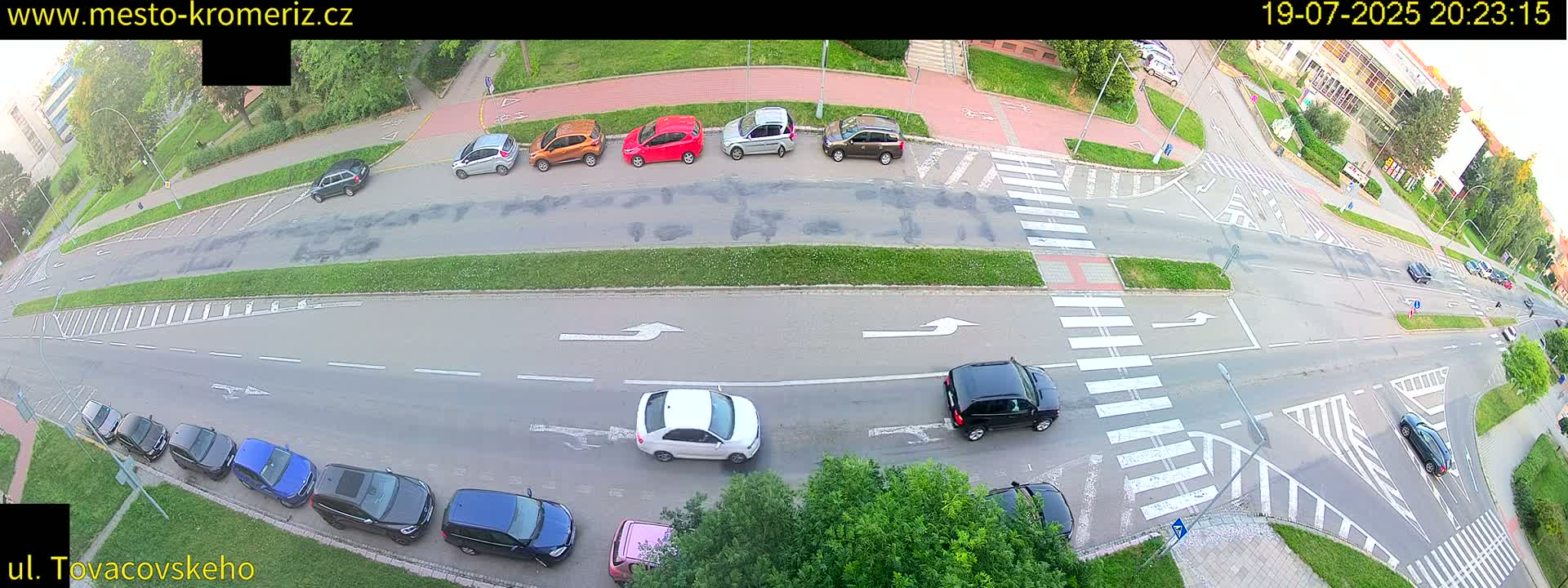 Kroměříž , Tovačovského Junction Live Cam - Kromeriz, Zlin, Czechia