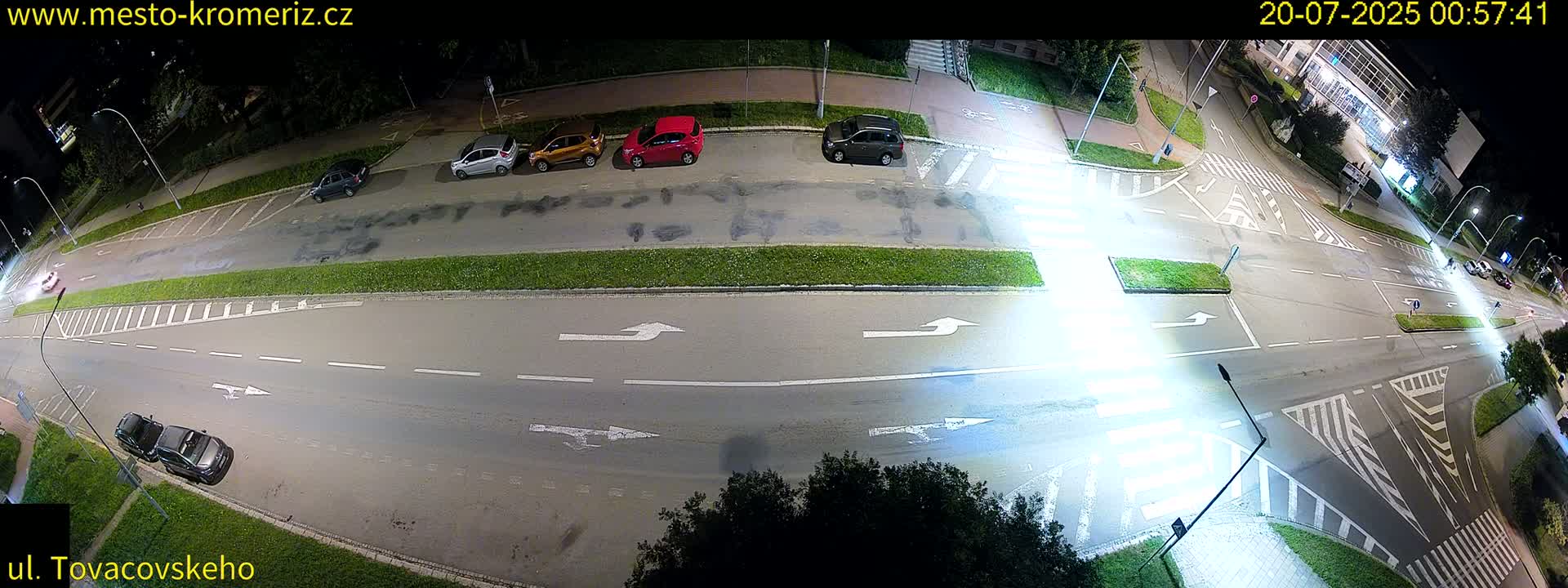 Kroměříž , Tovačovského Junction Live Cam - Kromeriz, Zlin, Czechia