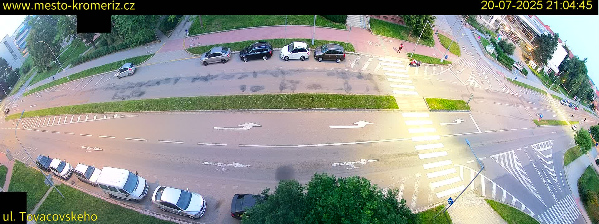 Kroměříž , Tovačovského Junction Live Cam - Kromeriz, Zlin, Czechia