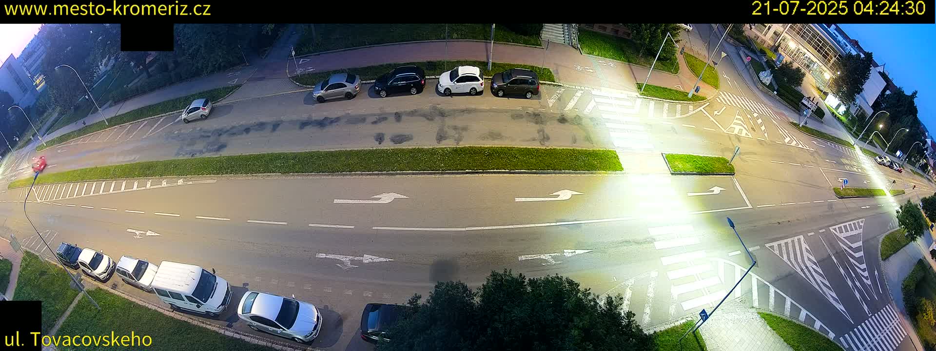 Kroměříž , Tovačovského Junction Live Cam - Kromeriz, Zlin, Czechia