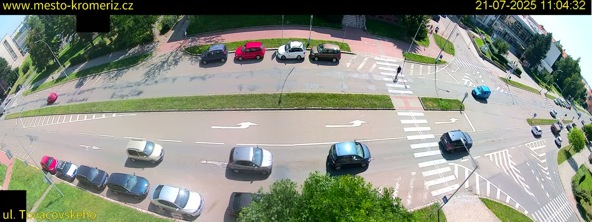 Kroměříž , Tovačovského Junction Live Cam - Kromeriz, Zlin, Czechia