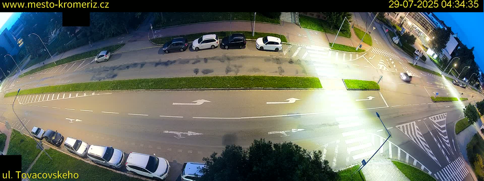Kroměříž , Tovačovského Junction Live Cam - Kromeriz, Zlin, Czechia