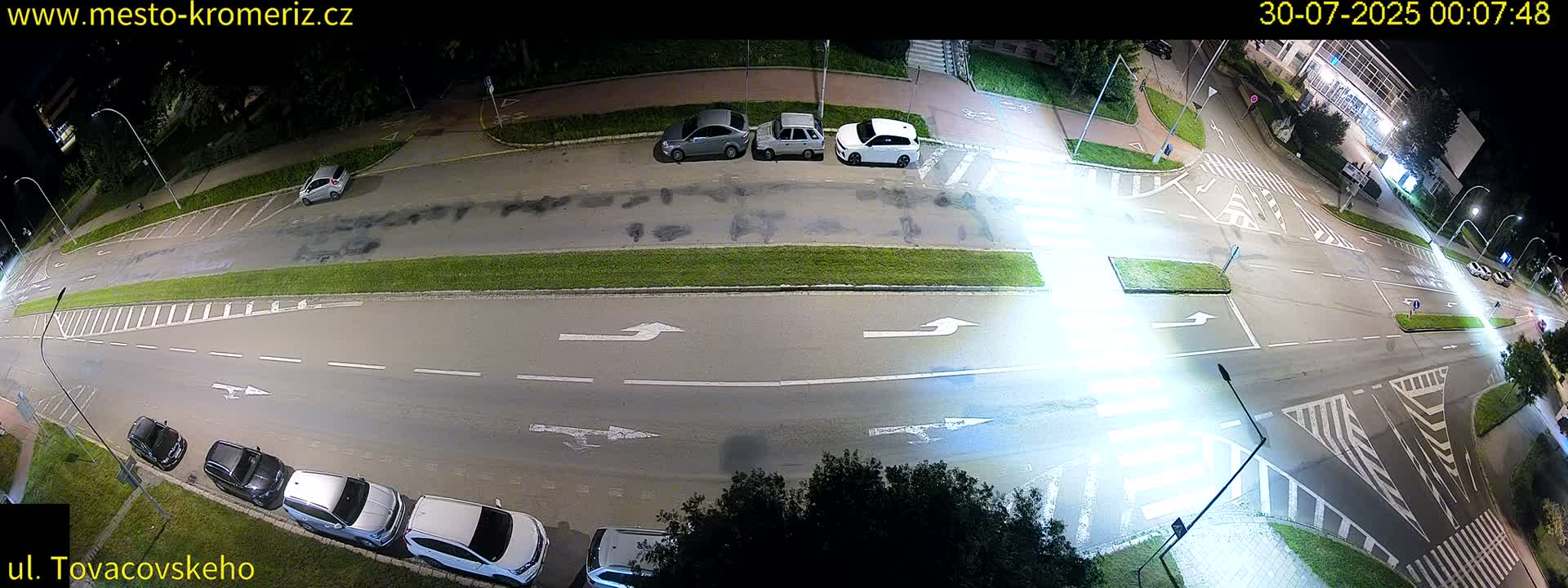 Kroměříž , Tovačovského Junction Live Cam - Kromeriz, Zlin, Czechia