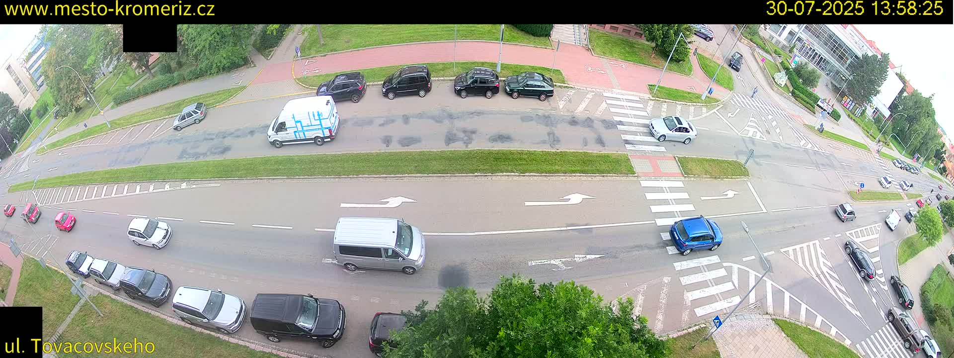 Kroměříž , Tovačovského Junction Live Cam - Kromeriz, Zlin, Czechia