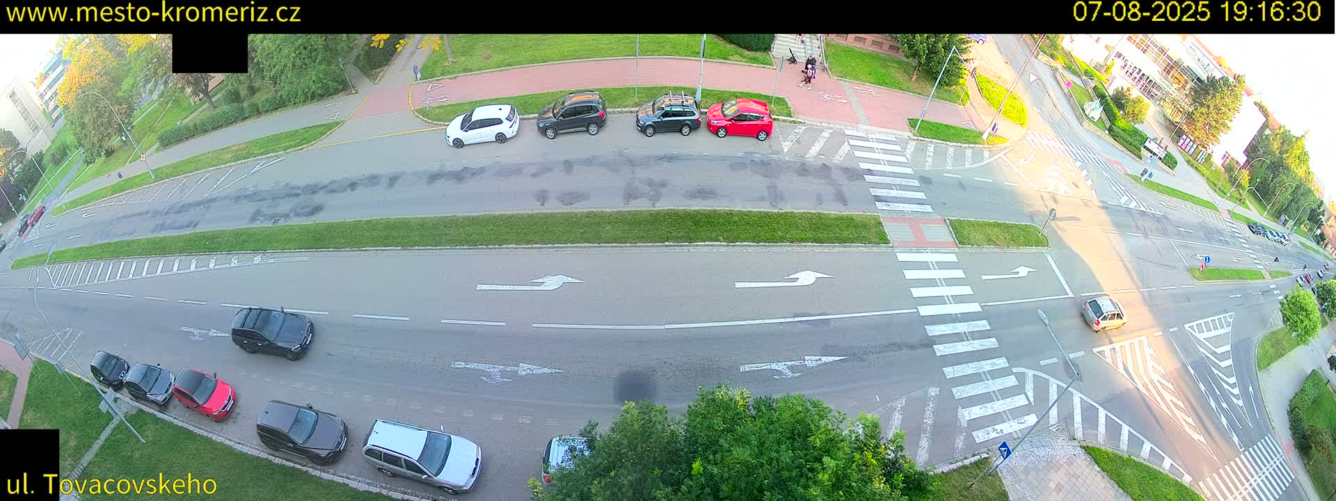 Kroměříž , Tovačovského Junction Live Cam - Kromeriz, Zlin, Czechia