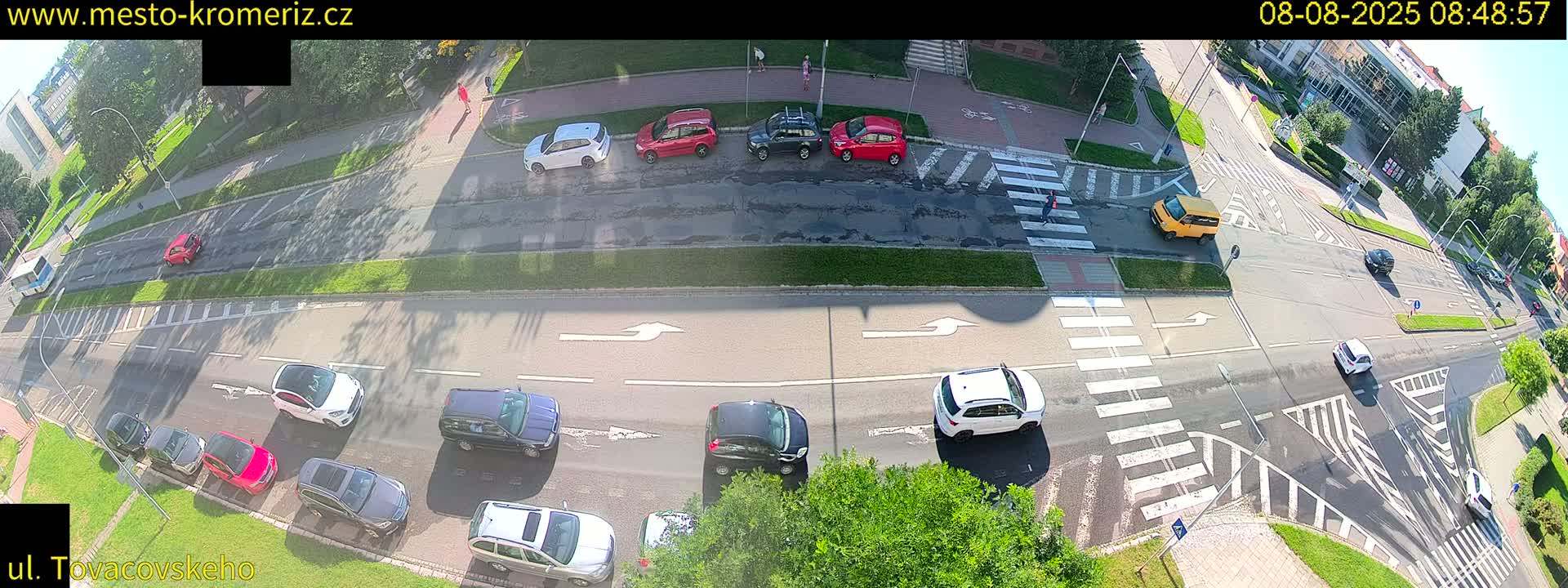 Kroměříž , Tovačovského Junction Live Cam - Kromeriz, Zlin, Czechia
