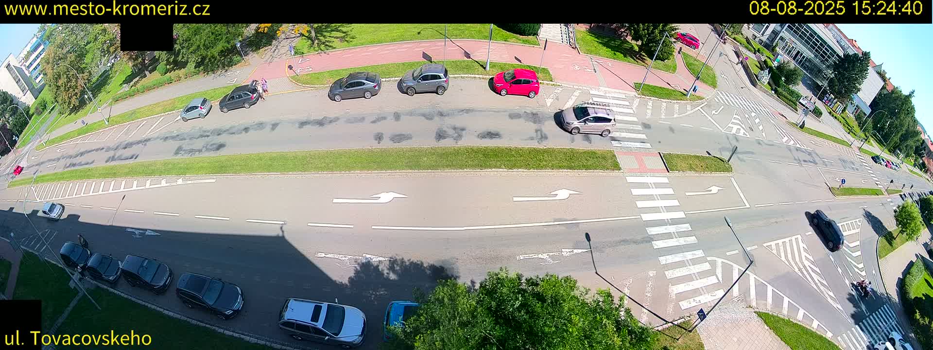 Kroměříž , Tovačovského Junction Live Cam - Kromeriz, Zlin, Czechia