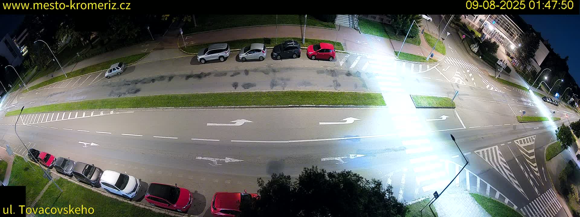 Kroměříž , Tovačovského Junction Live Cam - Kromeriz, Zlin, Czechia