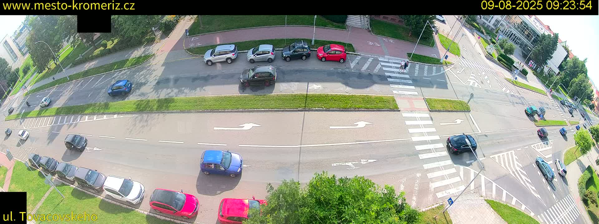 Kroměříž , Tovačovského Junction Live Cam - Kromeriz, Zlin, Czechia