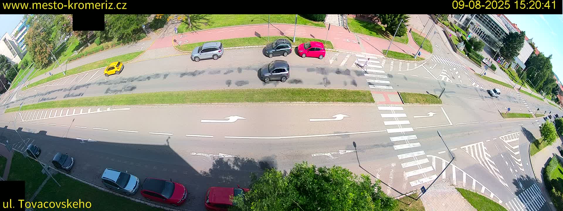 Kroměříž , Tovačovského Junction Live Cam - Kromeriz, Zlin, Czechia