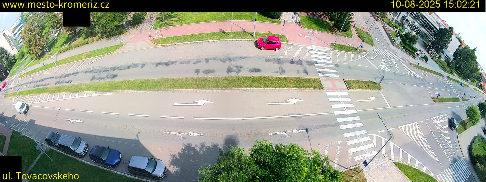 Kroměříž , Tovačovského Junction Live Cam - Kromeriz, Zlin, Czechia