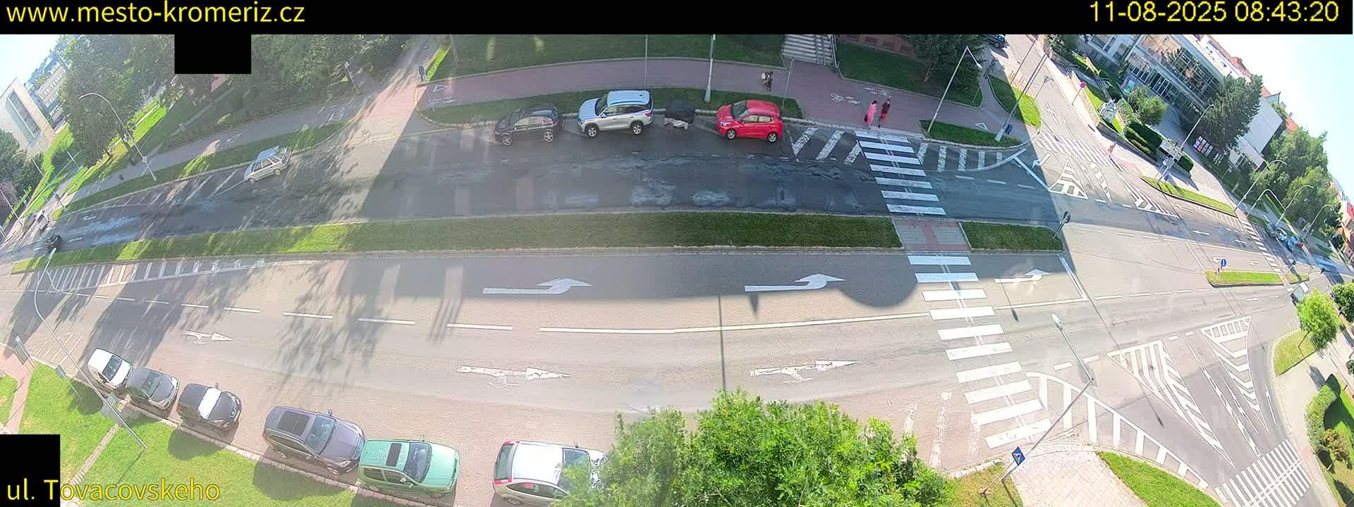 Kroměříž , Tovačovského Junction Live Cam - Kromeriz, Zlin, Czechia