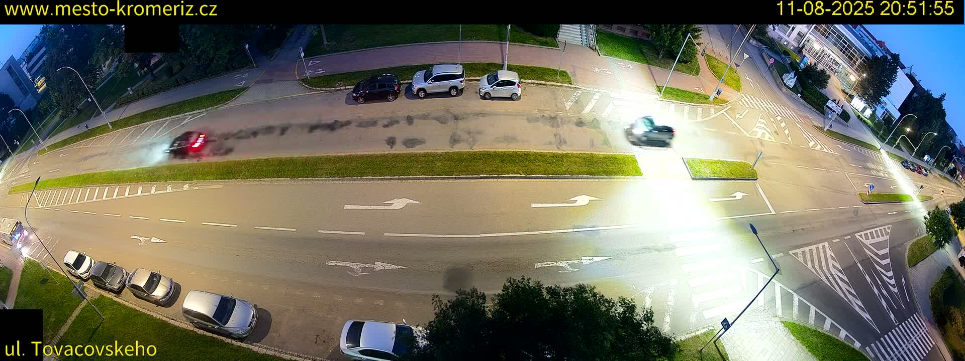 Kroměříž , Tovačovského Junction Live Cam - Kromeriz, Zlin, Czechia