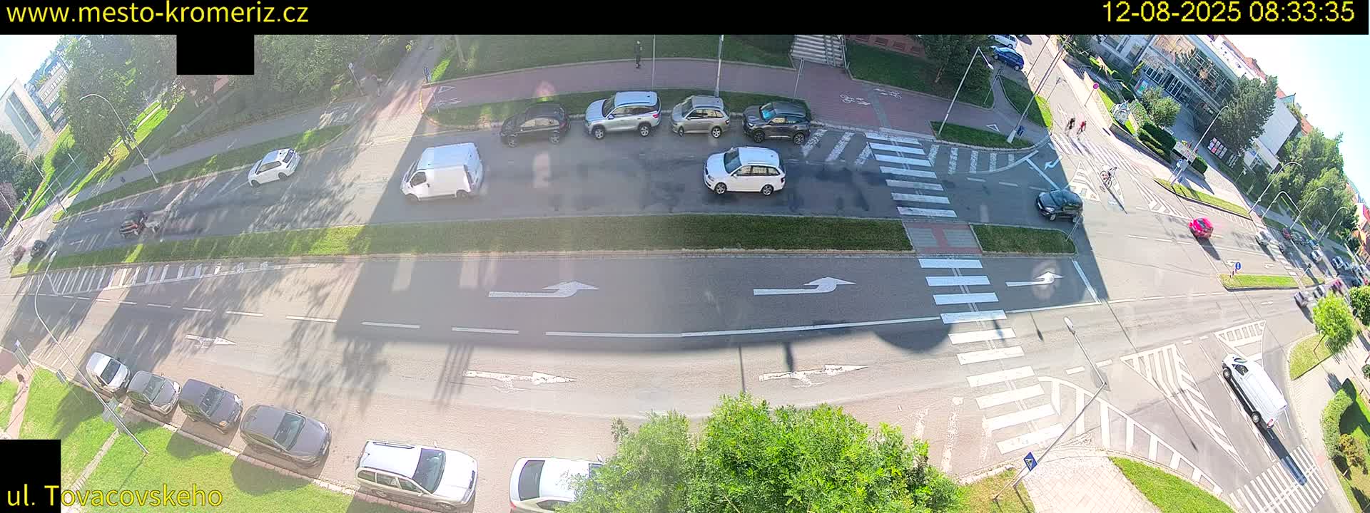Kroměříž , Tovačovského Junction Live Cam - Kromeriz, Zlin, Czechia