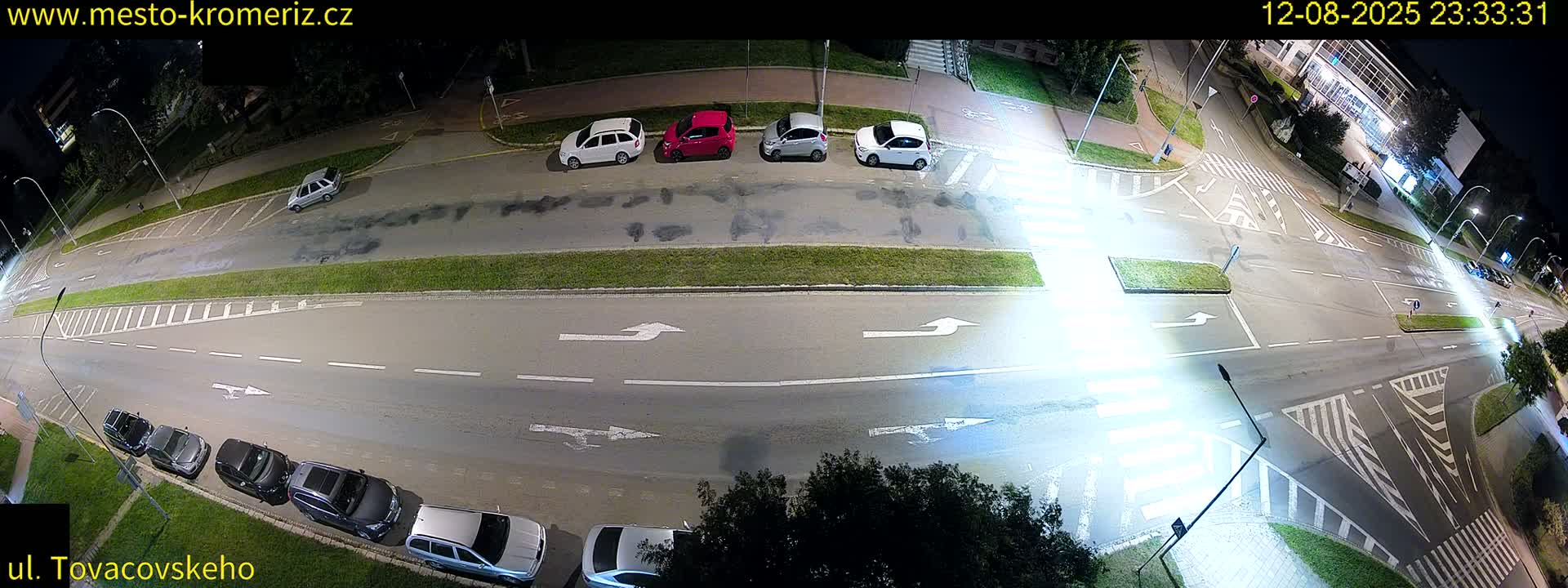 Kroměříž , Tovačovského Junction Live Cam - Kromeriz, Zlin, Czechia