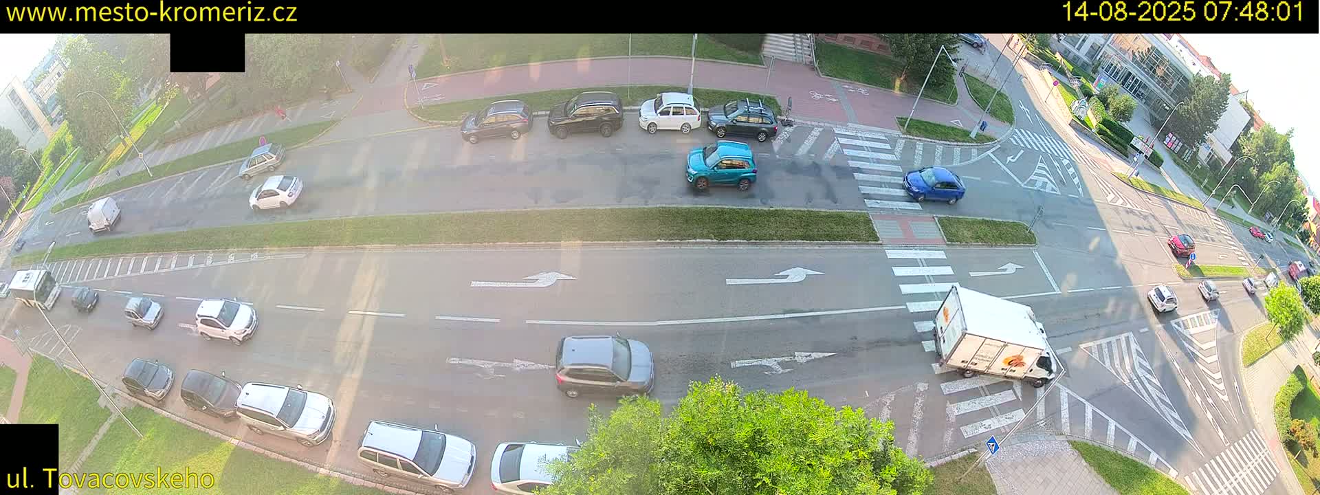 Kroměříž , Tovačovského Junction Live Cam - Kromeriz, Zlin, Czechia