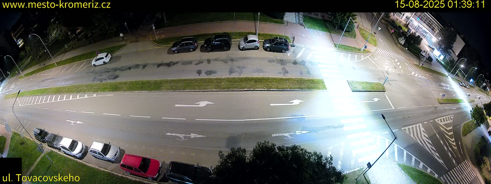 Kroměříž , Tovačovského Junction Live Cam - Kromeriz, Zlin, Czechia
