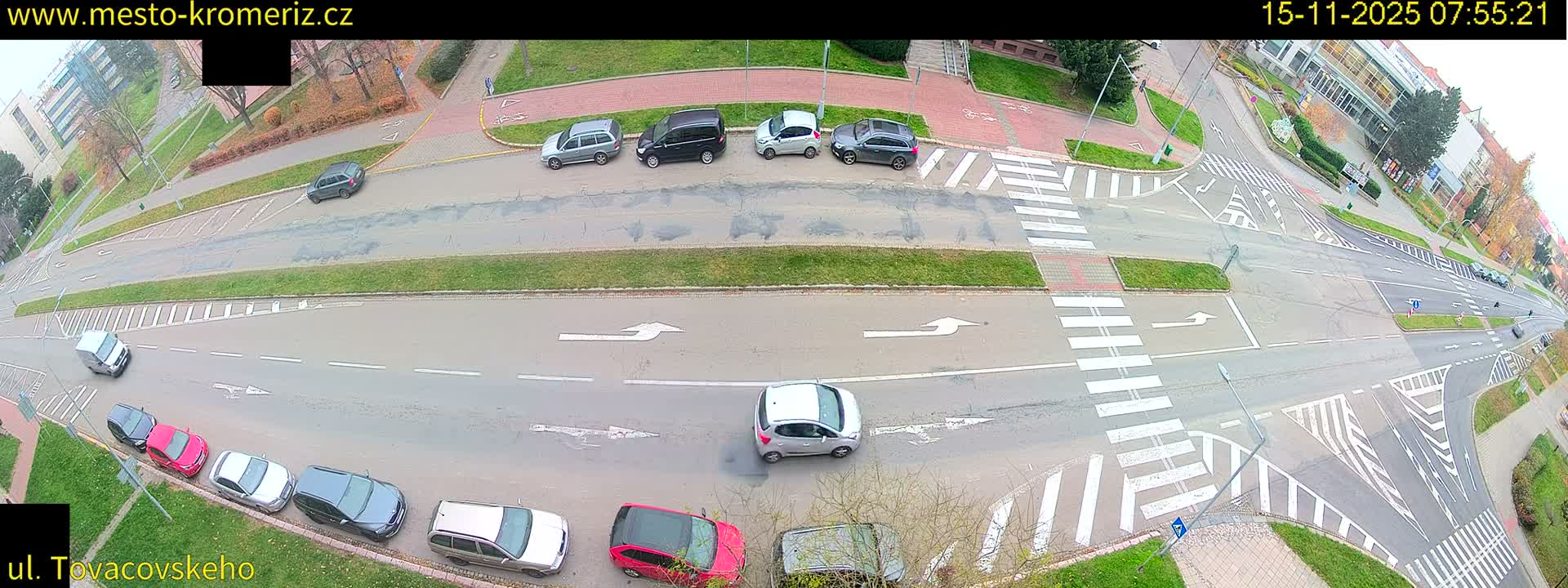 Kroměříž , Tovačovského Junction Live Cam - Kromeriz, Zlin, Czechia