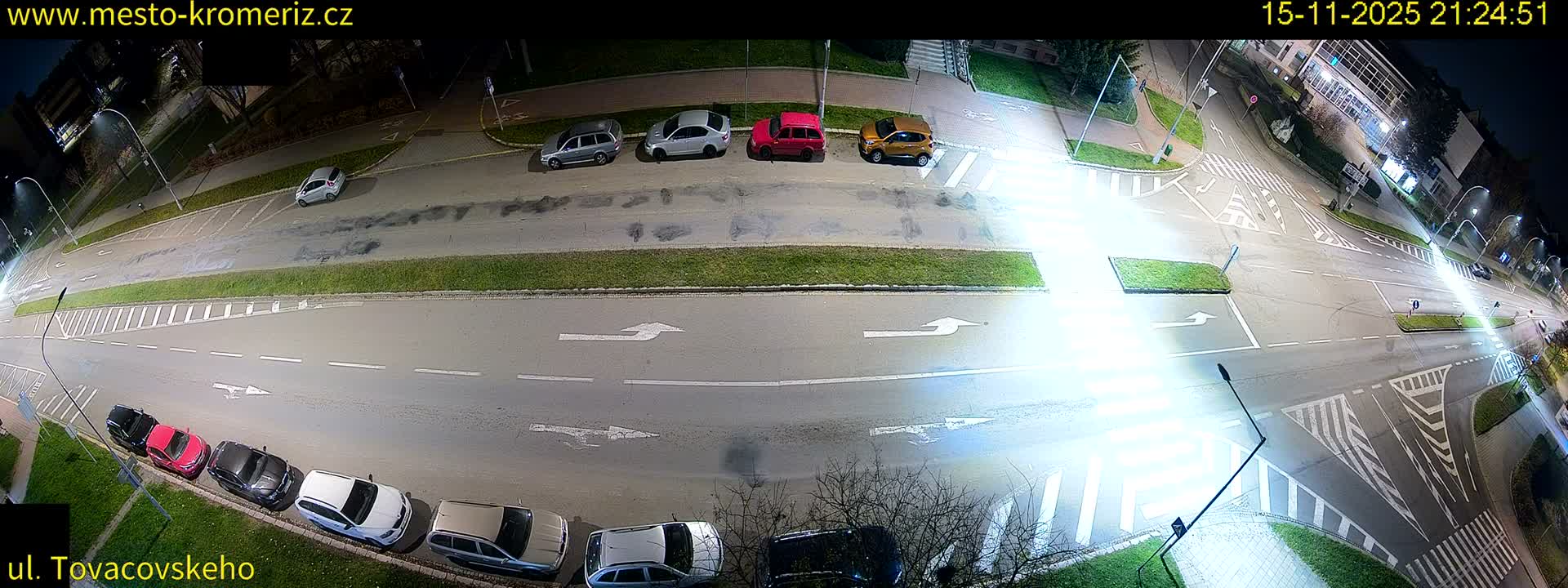 Kroměříž , Tovačovského Junction Live Cam - Kromeriz, Zlin, Czechia