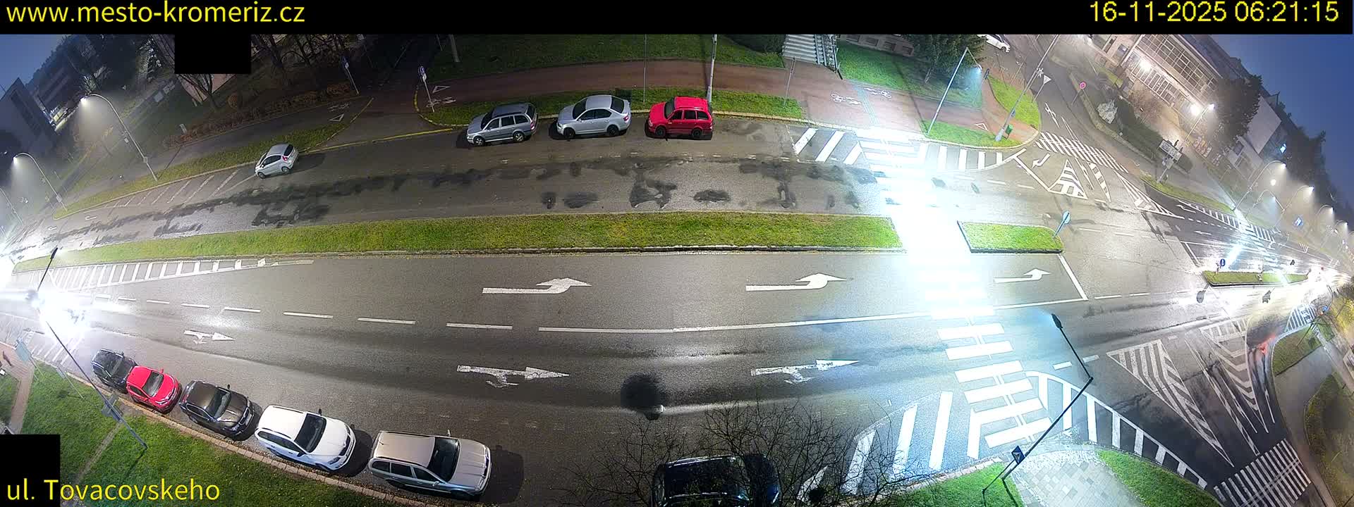 Kroměříž , Tovačovského Junction Live Cam - Kromeriz, Zlin, Czechia