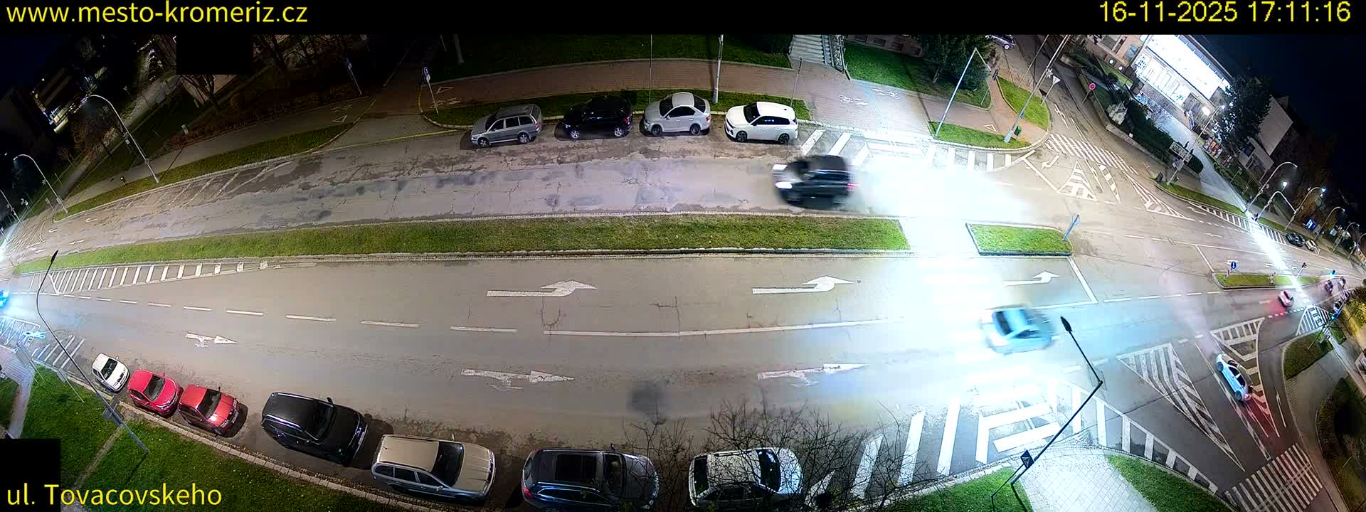 Kroměříž , Tovačovského Junction Live Cam - Kromeriz, Zlin, Czechia