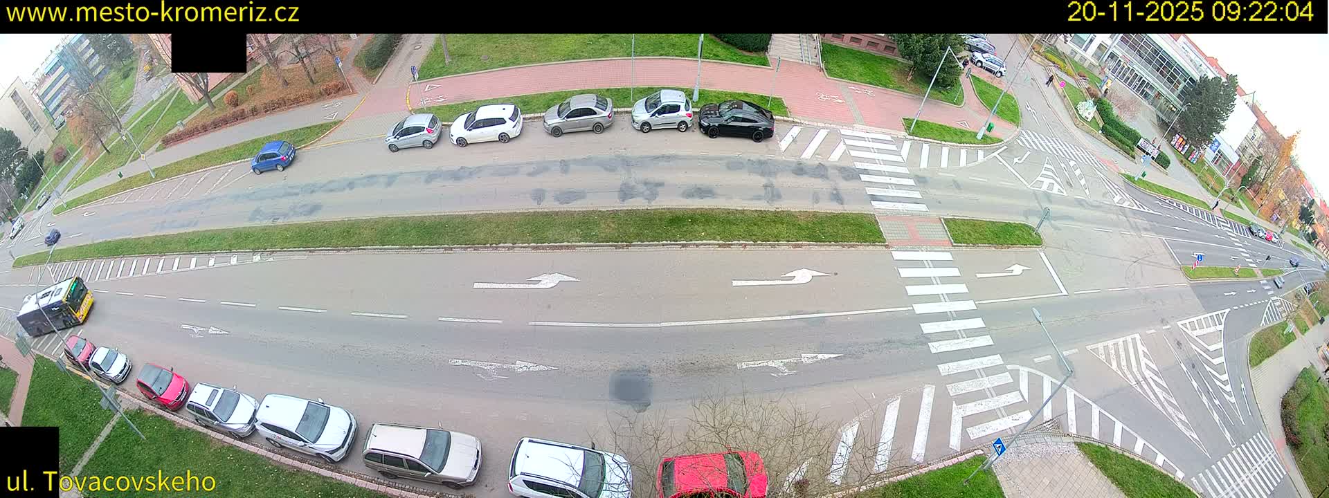 Kroměříž , Tovačovského Junction Live Cam - Kromeriz, Zlin, Czechia