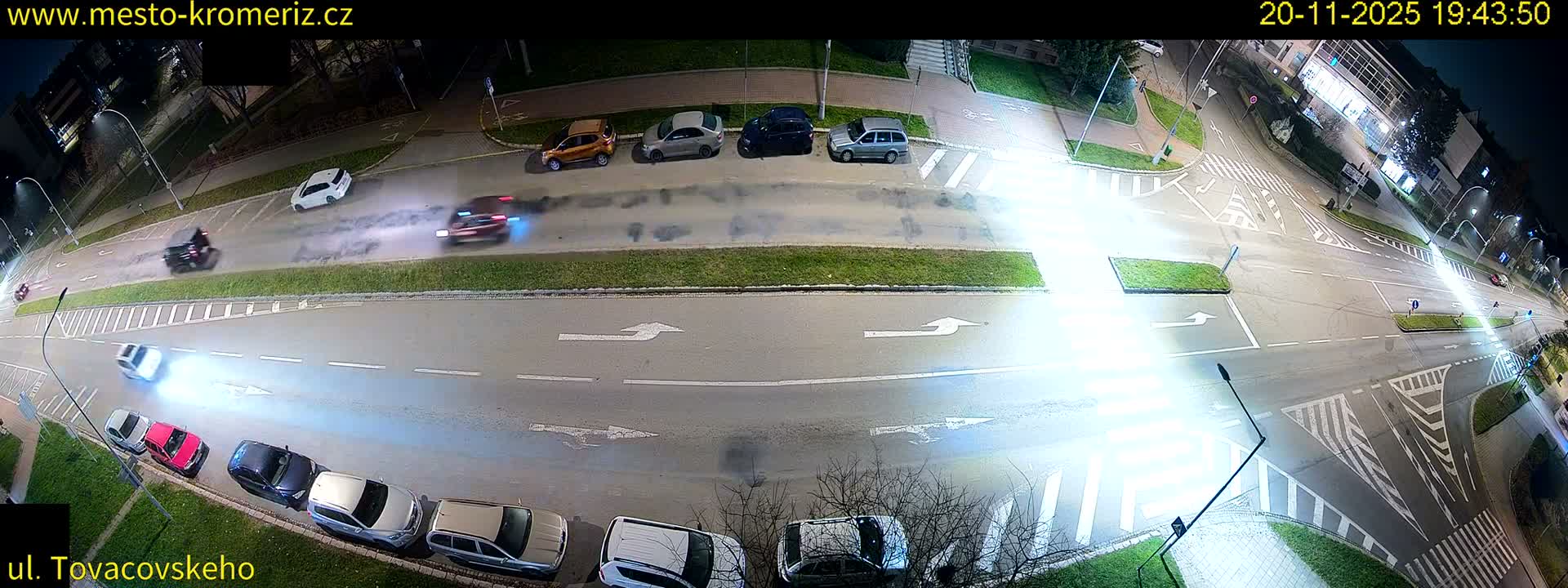 Kroměříž , Tovačovského Junction Live Cam - Kromeriz, Zlin, Czechia